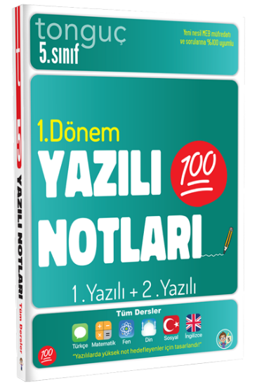 5. Sınıf Yazılı Notları 1. Dönem 1 ve 2. Yazılı resmi
