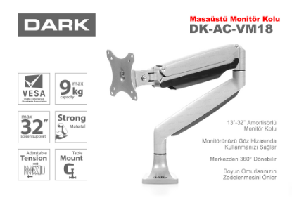 Dark DK-AC-VM-18 1x13"-32" Monitör Destekli   resmi