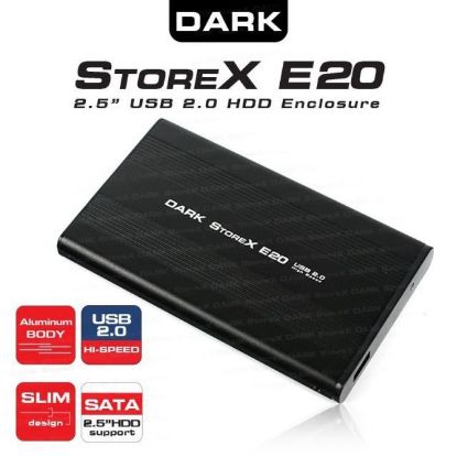 DARK DK-AC-DSE20 E20 2.5" USB 2.0 SATA SİYAH  resmi