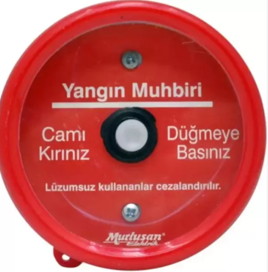 Cebi Yangın Muhbir Camlı 2li  resmi