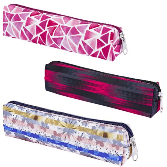 Brons Kalem Çantası Midi Desenli BR-3011 (12 Adet) resmi