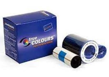 Zebra 800012-901ZXP8/ZXP9 Kart Yazıcı Siyah Ribon  2500 siyah baskı resmi