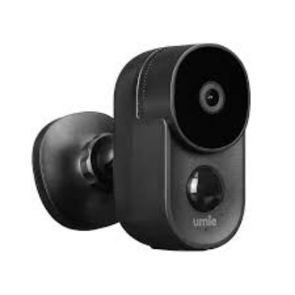 UMIE UM-BK21 Siyah 2MP Iki Yönlü Ses TF Kart 6700mAh Batarıyalı Tuya Destekli Akıllı IP Kamera resmi