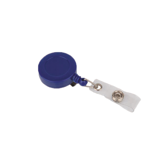 3A Yoyo Klipsli Plastik Yuvarlak Mavi 1429 (100 Adet) resmi