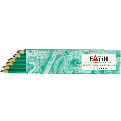Fatih Kopya Kalemi Yeşil 27100 (12 Adet) resmi