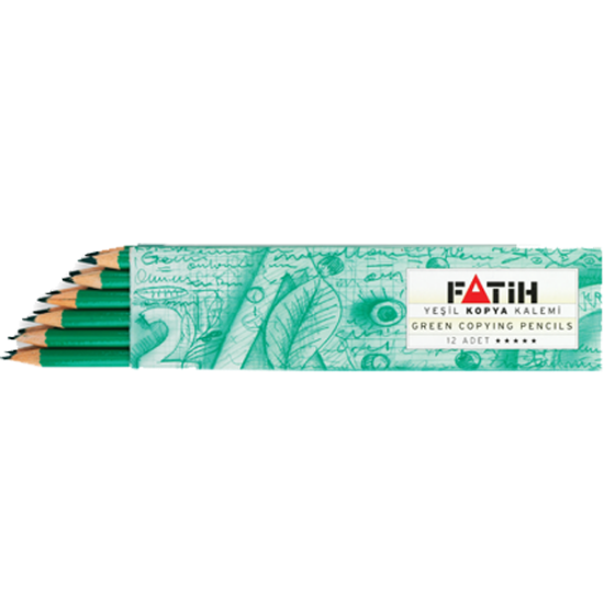 Fatih Kopya Kalemi Yeşil 27100 (12 Adet) resmi