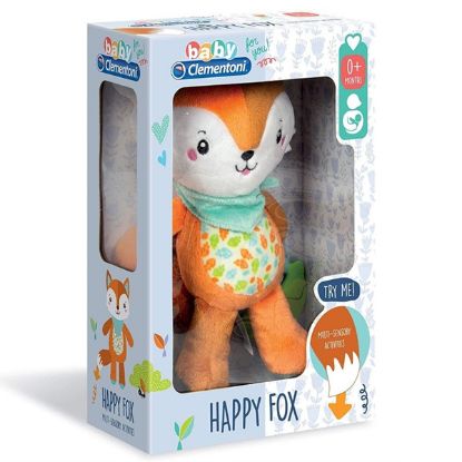 Clementoni Baby Aktiviteli Pelüş Tilki Happy Fox 17271 resmi