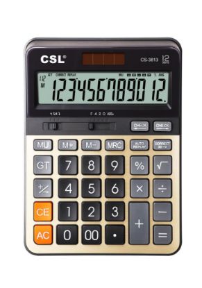 CSL CS-3813 12 Hane Masa Tipi Hesap Makinesi resmi
