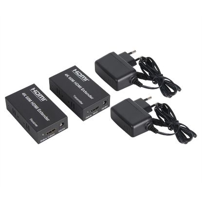 Vcom DD471 Hdmi RJ45 4K@30HZ Extender Metal 60m Uzatıcı resmi