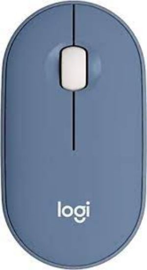 Logitech 910-006753 M350 Pebble Bluetooth Optik Mouse Uzay Mavisi resmi