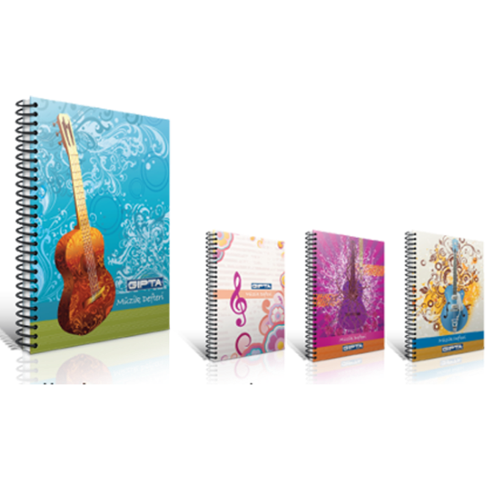 Gıpta Müzik Defteri Spiralli 40 YP A4 1479 (48 Adet) resmi