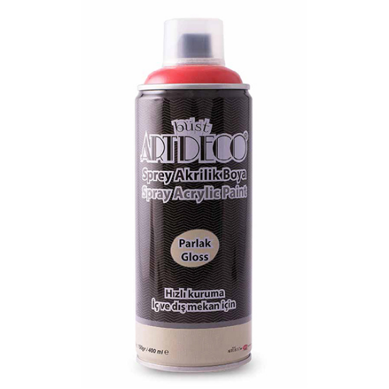 Artdeco Akrilik Sprey Boya 400 ML Scarlet Y-400-330 resmi