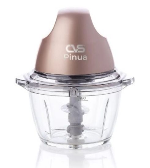 CVS DN 3361 Pinua Çift Bıçaklı Rose ve Siyah Boyalı Cam Gıda  Doğrayıcı  resmi