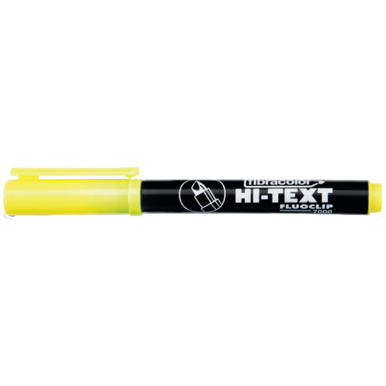 Hi-Text Fosforlu Kalem Sarı Kalem Tipi 7000 (20 Adet) resmi
