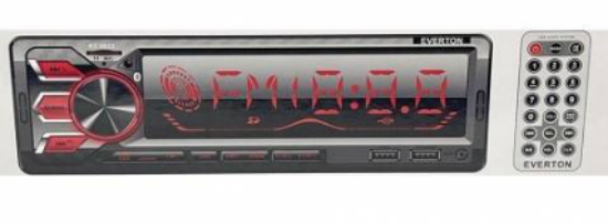 Everton Rt-3022 Bluetooth Tf/Usb Kart Color Lcd Aux Fm 4X60W Kumandalı Oto Teyp resmi