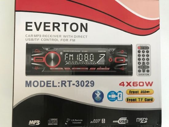 Everton Rt-3029 Bluetooth Tf/Usb Kart Color Lcd Aux Fm 4X60W Kumandalı Oto Teyp resmi