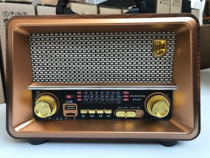 Everton Rt-817  Bluetooth Fm/Usb/Tf/Aux Şarjlı Nostaljik Radyo resmi