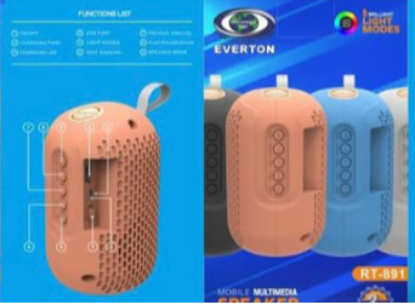 Everton Rt-891  Bluetooth Fm/Usb/Tf/Aux Ses Bombası resmi