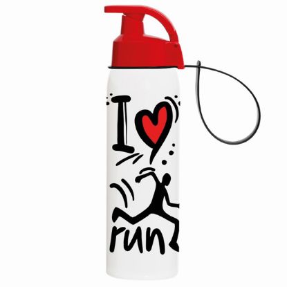Herevin Matara I Love Run Askılı Opak Desenli 0.5 LT 161415-010 resmi