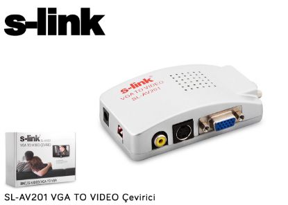 S-link SL-AV201 Vga To Video Converter resmi