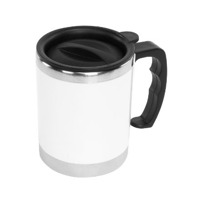 S-link SL-TM1978 Beyaz 330ML Iç 304 Dış 201 Paslanmaz Çelik Kupa resmi