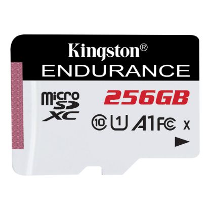 Kingston SDCE/256GB 256GB microSDXC Endurance 95R/45W C10 A1 UHS-I Card Only Hafıza Kartı resmi