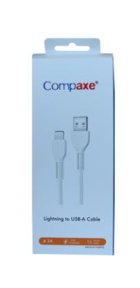Compaxe CTK-BLU Usb 3.0 1mt 3A Lightning Şarj Kablosu resmi