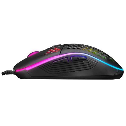 Everest SM-G66 X-HOLE Usb Siyah 7D Optik 8000dpi LED Işıklı Gaming Oyuncu Mouse resmi