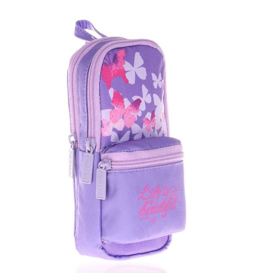 Kaukko Kalem Çantası Layer Junıor Bag Butterfly K2447 resmi