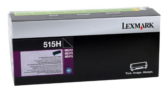 Lexmark 51F5H00 (515H) 5.000 Sayfa Black Siyah Toner MS312/315/415 resmi