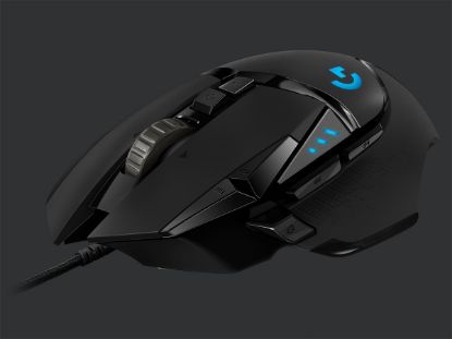 Logitech 910-005471 G502 HERO High Performance Wired Gaming Oyuncu Mouse 16.000 DPI RGB Optik  resmi