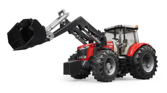 Bruder Massey Ferguson 7624 Kepçeli Traktör BR03047 resmi