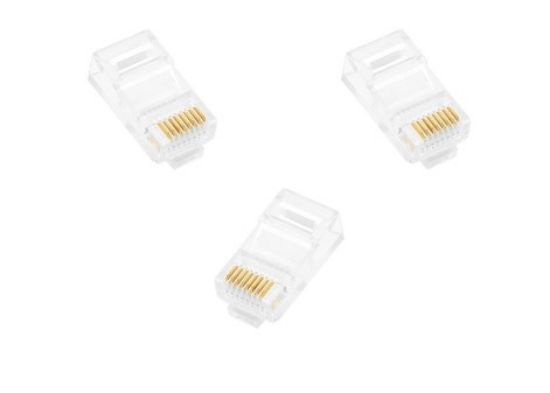 Frisby FNW-RJ4530N  RJ45 CAT5 Konnektör (Gold Plated) resmi