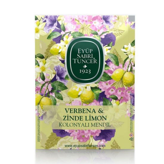 Eyüp Sabri Tuncer 50li Mendil Verbena Kolonyalı  (9,3 x 12,5) Doypack resmi