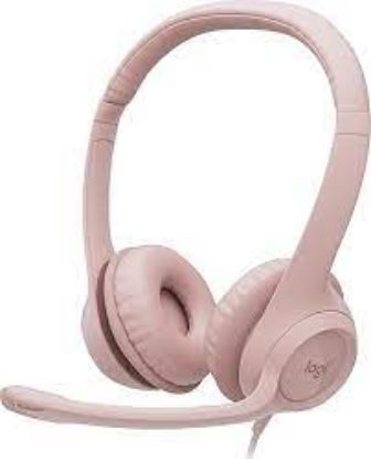 Logitech 981-001281 H390 Pudra Pembe Usb Mikrofonlu Kulaklık  resmi