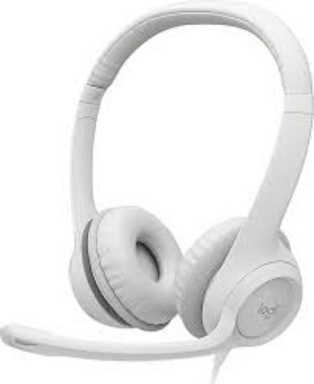 Logitech 981-001286 H390 Beyaz Usb Mikrofonlu Kulaklık  resmi