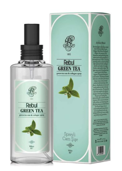 Rebul 125ml Green Tea  Spreyli Kolonya Pet resmi