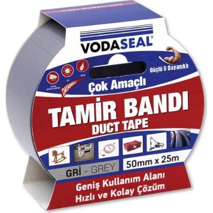 Vodaseal Tamir Bandı 50mmX25m Gri Bant resmi