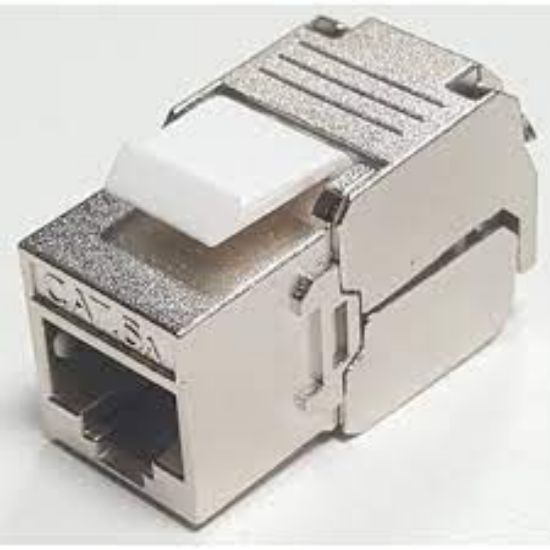 Apronx APX-FTP180 CAT6A 180° FTP Keystone Jack 10 Paket resmi