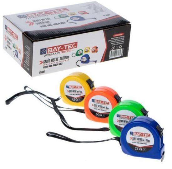 Bay-Tec Mk4133 3MtX16MM  Şerit Metre  resmi