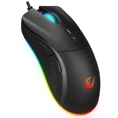 Rampage SMX-R53 SNAPPER Usb Siyah 7200 dpi RGB Aydınlatmalı Gaming Oyuncu Mouse resmi