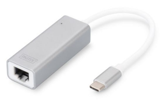 Digitus DN-3024 USB TYPE C  Gigabit Ethernet Adaptörü, 1x10/100/1000 port,1xUSB Tip C erkek port resmi