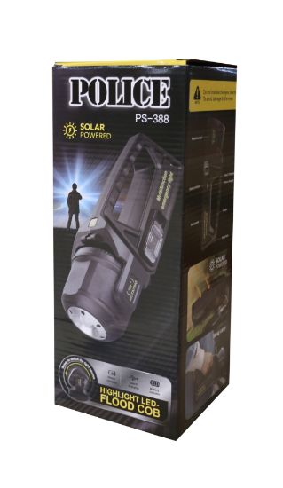 Polıce PS-388  Spot Fener Powerbank Özellikli Solarlı (Güneş Enerji) Şarjlı 180 Derece Oynar Başlık resmi