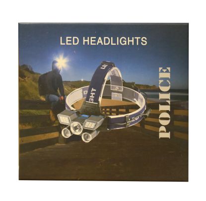 Polıce PS-2365 5li  Renkli Işıklı, Şarjlı Kafa Feneri resmi