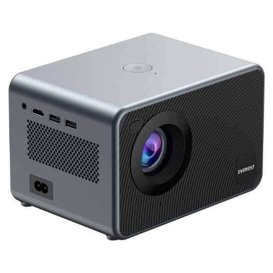 EVEREST PJ01 1280*720P 5700 Lümen 170 ANSL Ekran Yansıtmalı Taşınabilir HD Projeksiyon Bluetooth resmi