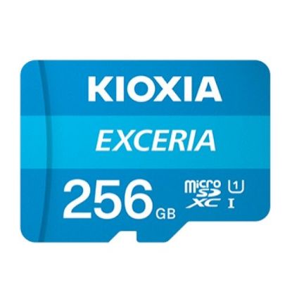 Kioxia 256GB Exceria microSDXC UHS-1 C10 100MB/sn Hafıza Kartı resmi