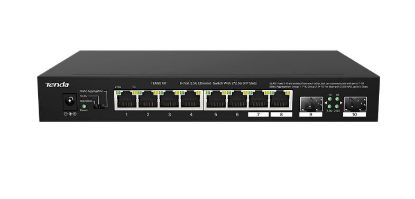 Tenda TEM2010F 8 Port 100/1000/2500 Mbps + 2 Port SFP Switch Çelik Kasa Rack Mount resmi