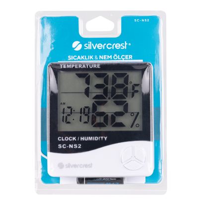 Silvercrest SC-NS2 Sıcaklık ve Nem Ölçer Saat/ Alarm resmi