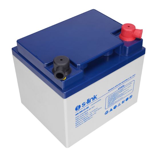 S-link AK-DG12-40 12V 40Ah Nano Silikon Jel Akü resmi