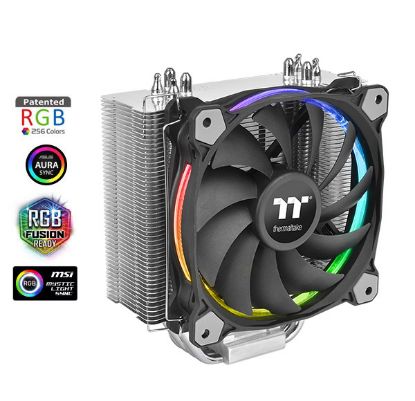 Thermaltake TH CL P052 AL12SW A Riing Silent RGB Intel/AMD Uyum,12cm Fan,4x Isı Borulu İşlemci Soğut resmi